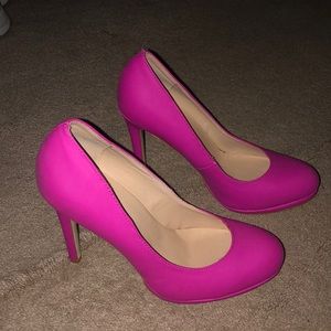 Hot pink heels
